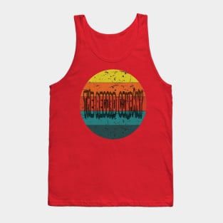 retro The Record Company Tank Top